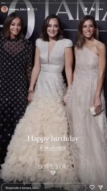 Tamara Falcó felicita a su hermana por su 34 cumpleaños Tamara Falcó felicita a su hermana por su 34 cumpleaños