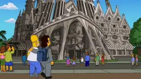 Homer Simpson en Barcelona Homer Simpson en Barcelona