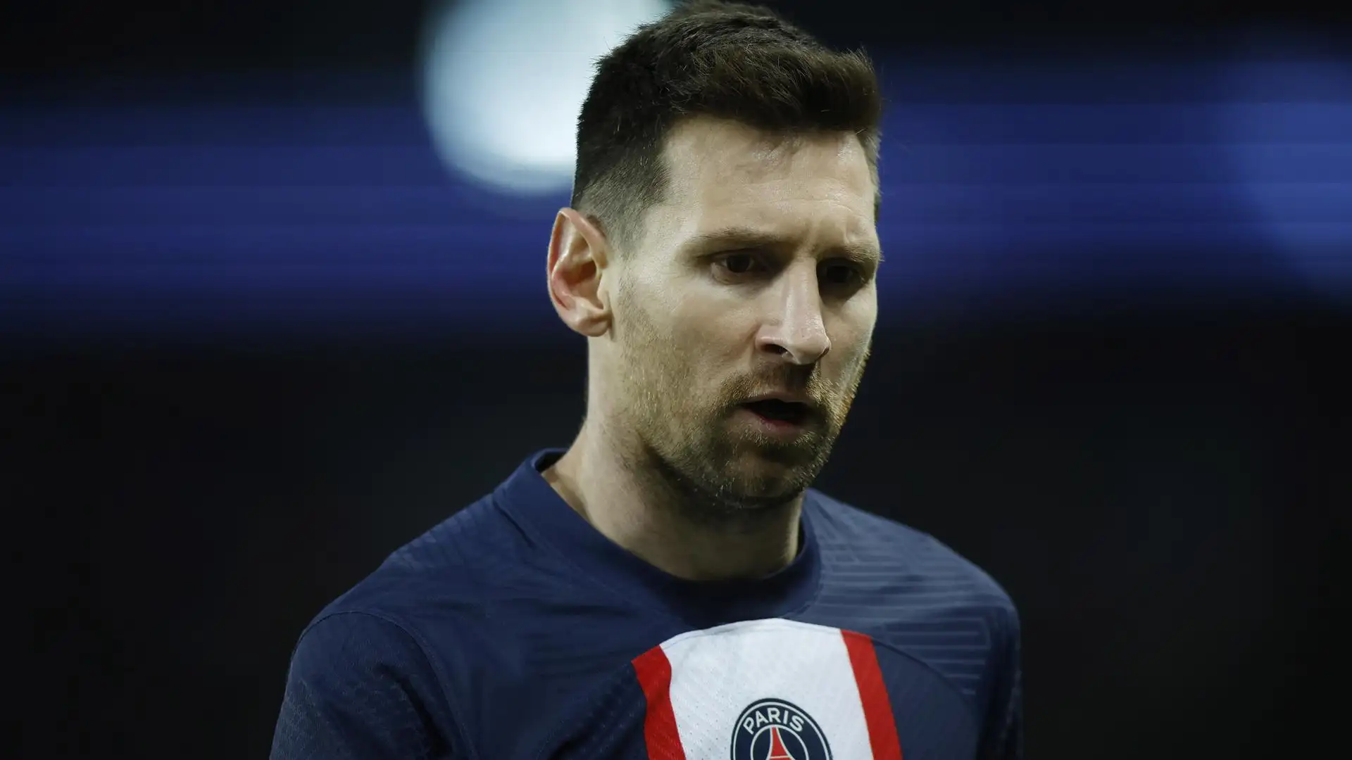 Leo Messi, en un partido con el PSG