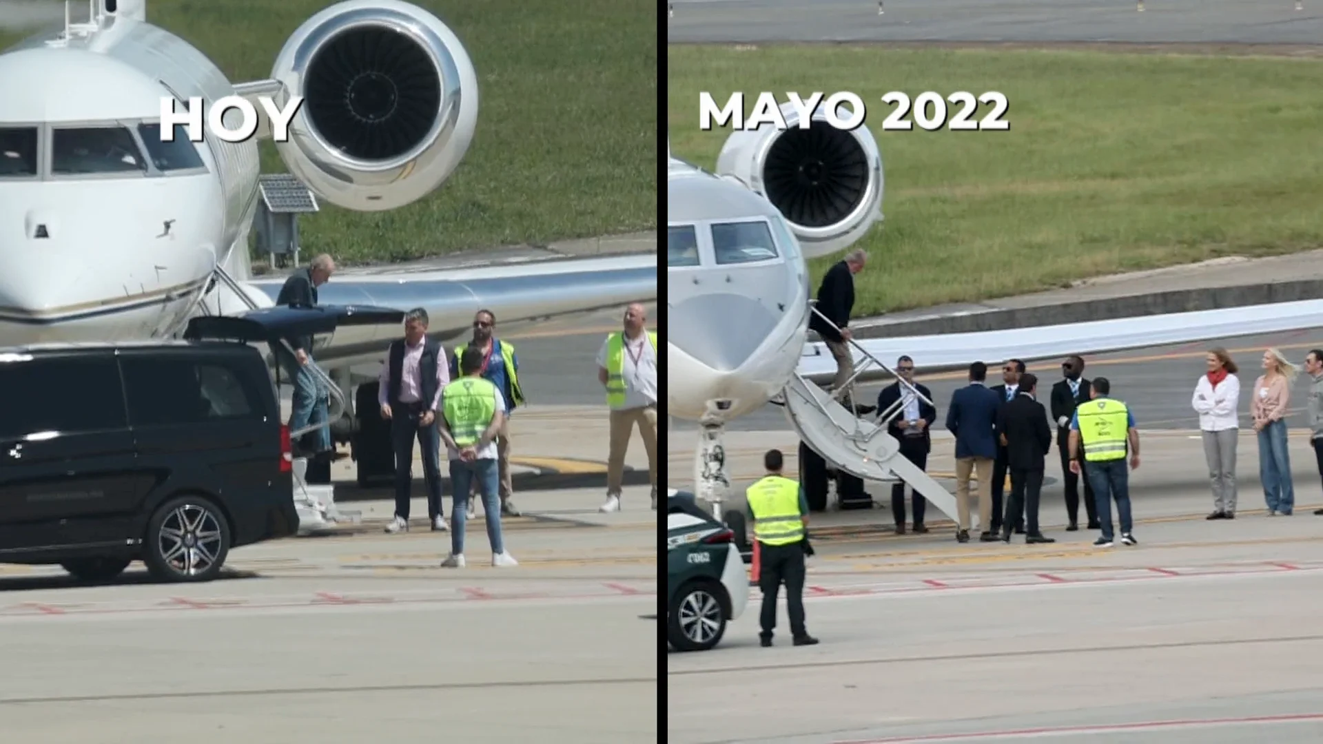 Visitas muy distintas: comparamos las dos estancias de Juan Carlos I en Sanxenxo Visitas muy distintas: comparamos las dos estancias de Juan Carlos I en Sanxenxo