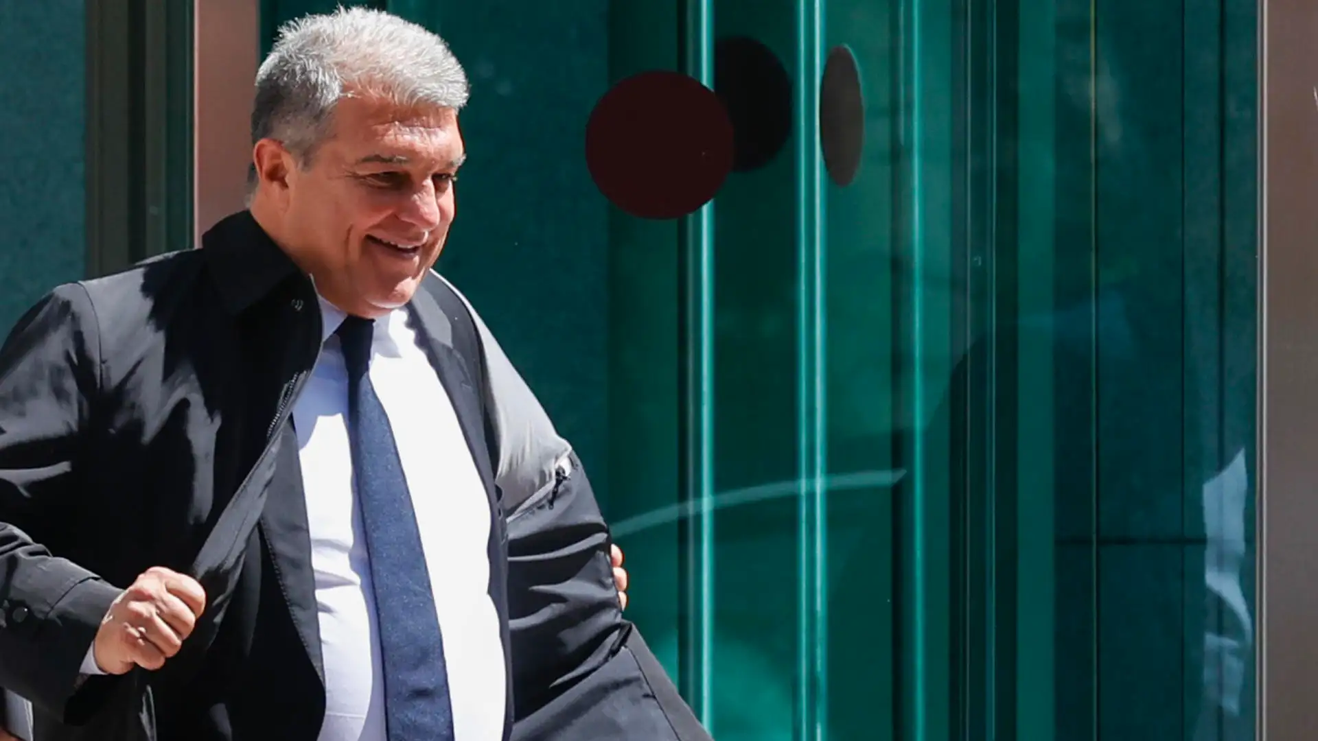 El presidente del Barcelona, Joan Laporta
