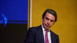 El expresidente del Gobierno y presidente de la Fundaci&oacute;n FAES, Jos&eacute; Mar&iacute;a Aznar, durante la clausura del proyecto FAES