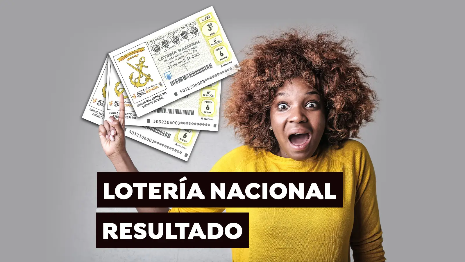 Sorteo Lotería Nacional: Comprobar décimo de hoy sábado 22 de abril, en directo Sorteo Lotería Nacional: Comprobar décimo de hoy sábado 22 de abril, en directo