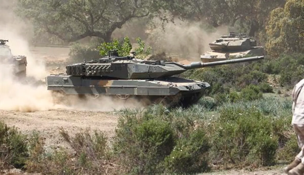 Imagen de archivo de un tanque Leopard