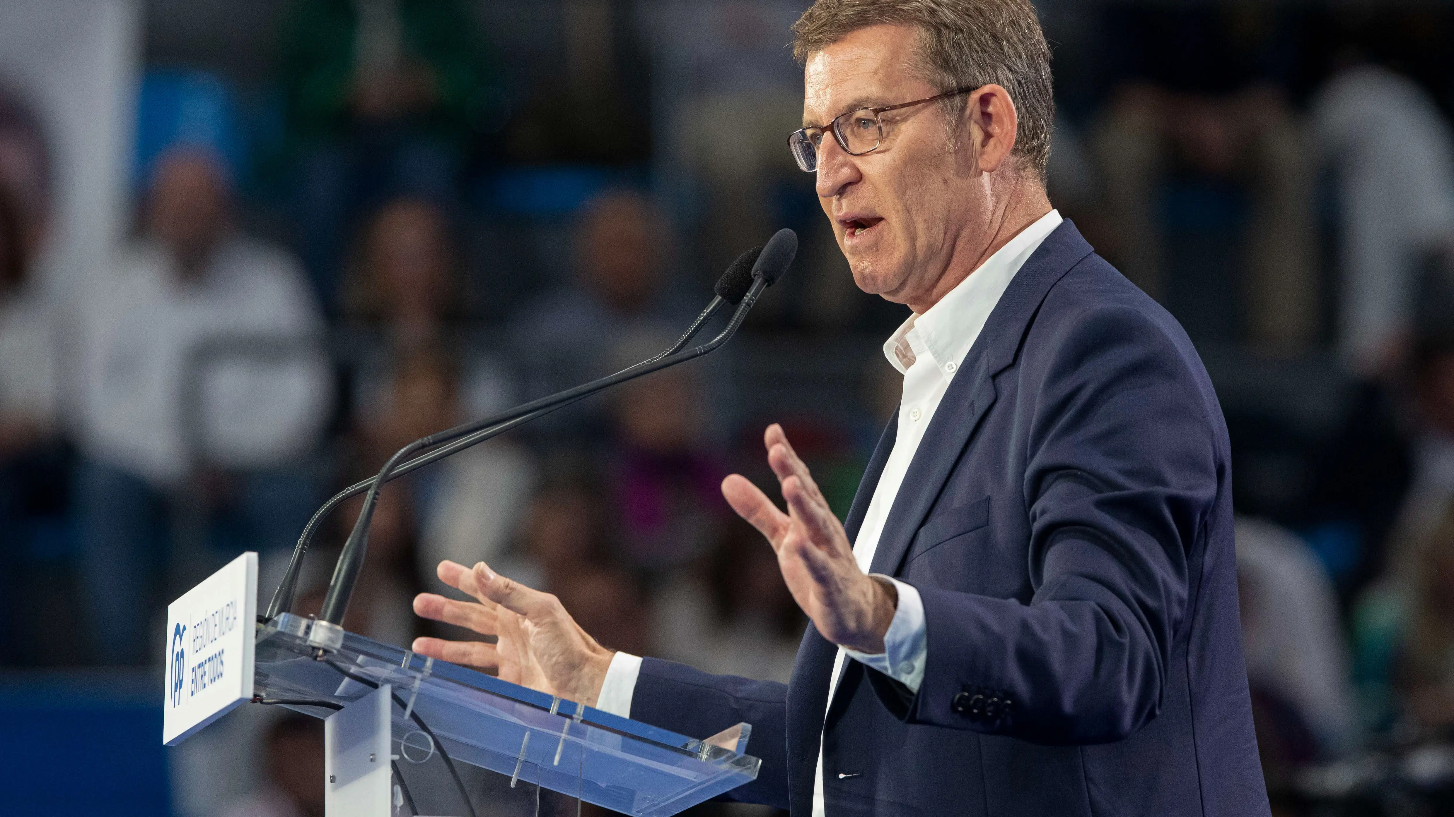El l&iacute;der del PP, Alberto N&uacute;&ntilde;ez Feij&oacute;o