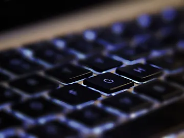Imagen de archivo de un teclado Imagen de archivo de un teclado