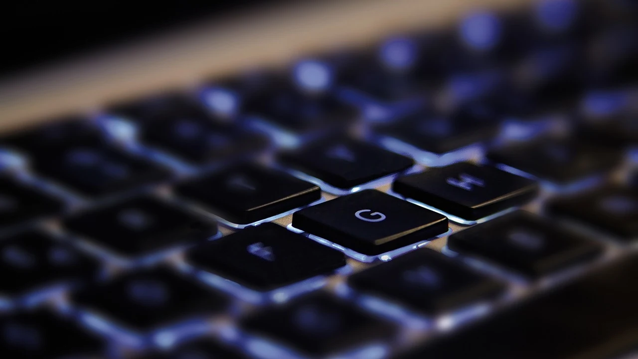 Imagen de archivo de un teclado