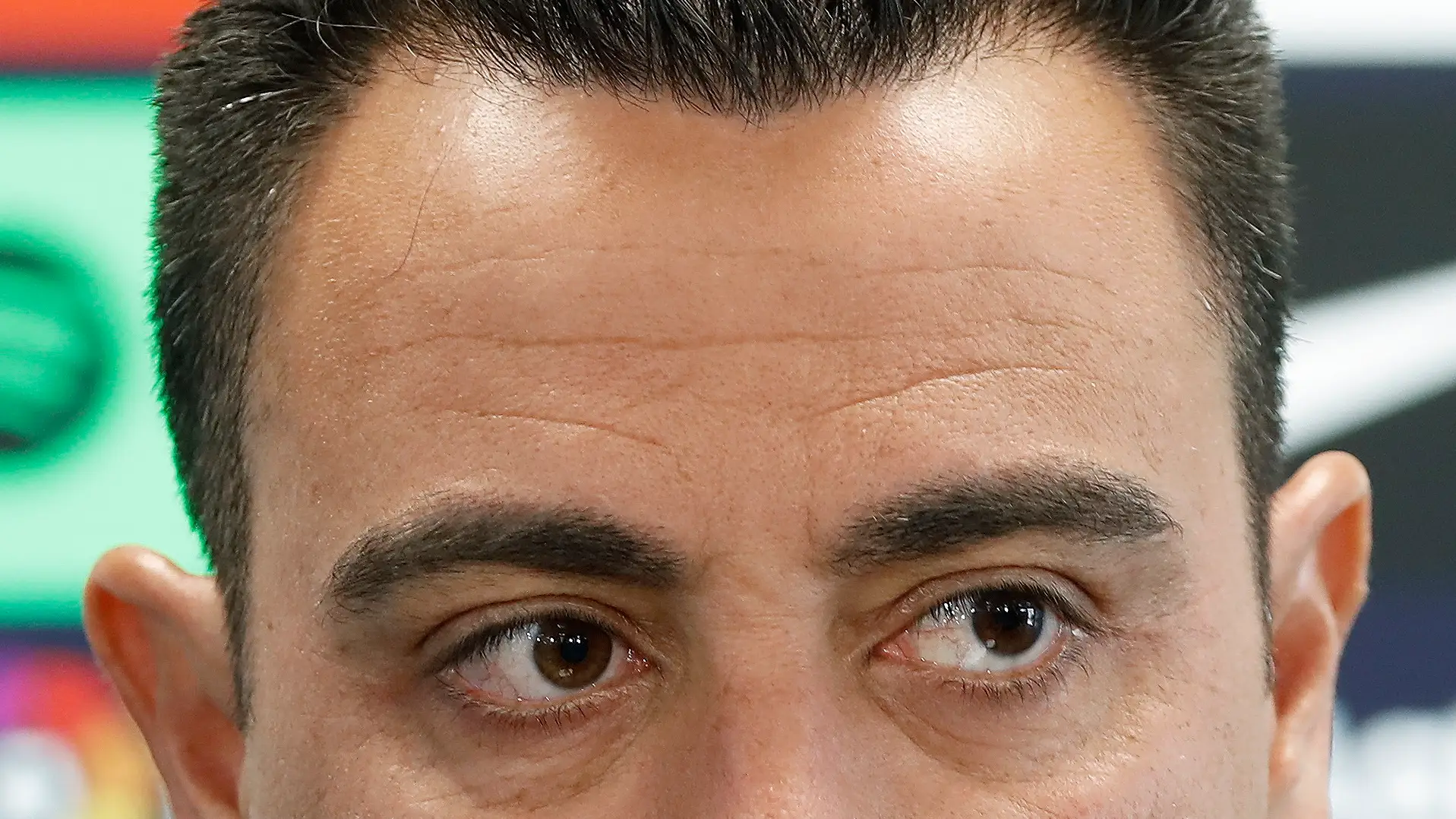 Xavi comparece en rueda de prensa