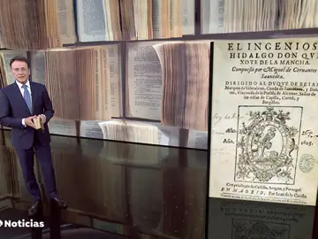 El homenaje de Matías Prats a Miguel de Cervantes en Sant Jordi El homenaje de Matías Prats a Miguel de Cervantes en Sant Jordi