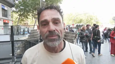 Julián, padre del camarero fallecido en Madrid Julián, padre del camarero fallecido en Madrid