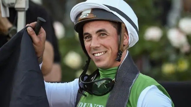 El jockey australiano Dean Holland El jockey australiano Dean Holland