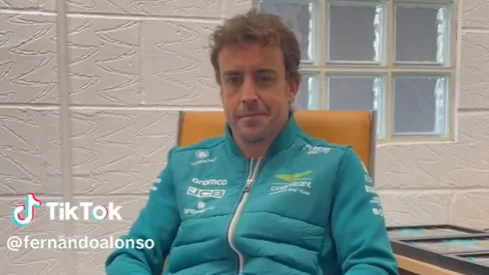 El último mensaje de Fernando Alonso en su TikTok El último mensaje de Fernando Alonso en su TikTok
