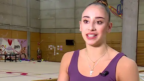 La gimnasta Alba Bautista