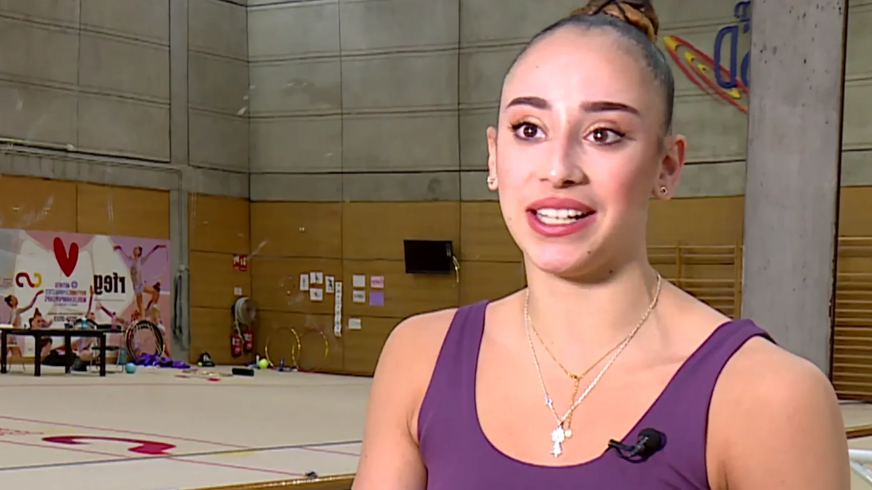 La gimnasta Alba Bautista La gimnasta Alba Bautista