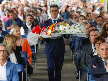 Félix Bolaños en el 86º aniversario del bombardeo de Gernika