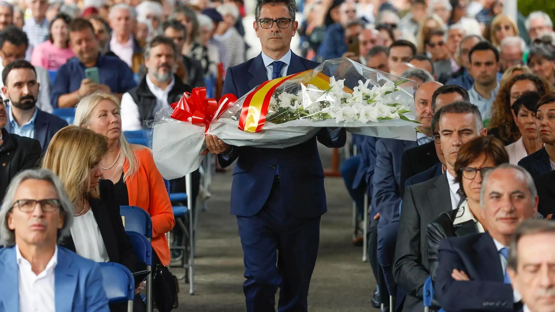 Félix Bolaños en el 86º aniversario del bombardeo de Gernika Félix Bolaños en el 86º aniversario del bombardeo de Gernika