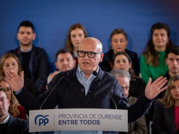 El presidente de PP de la provincia de Ourense, Manuel Baltar