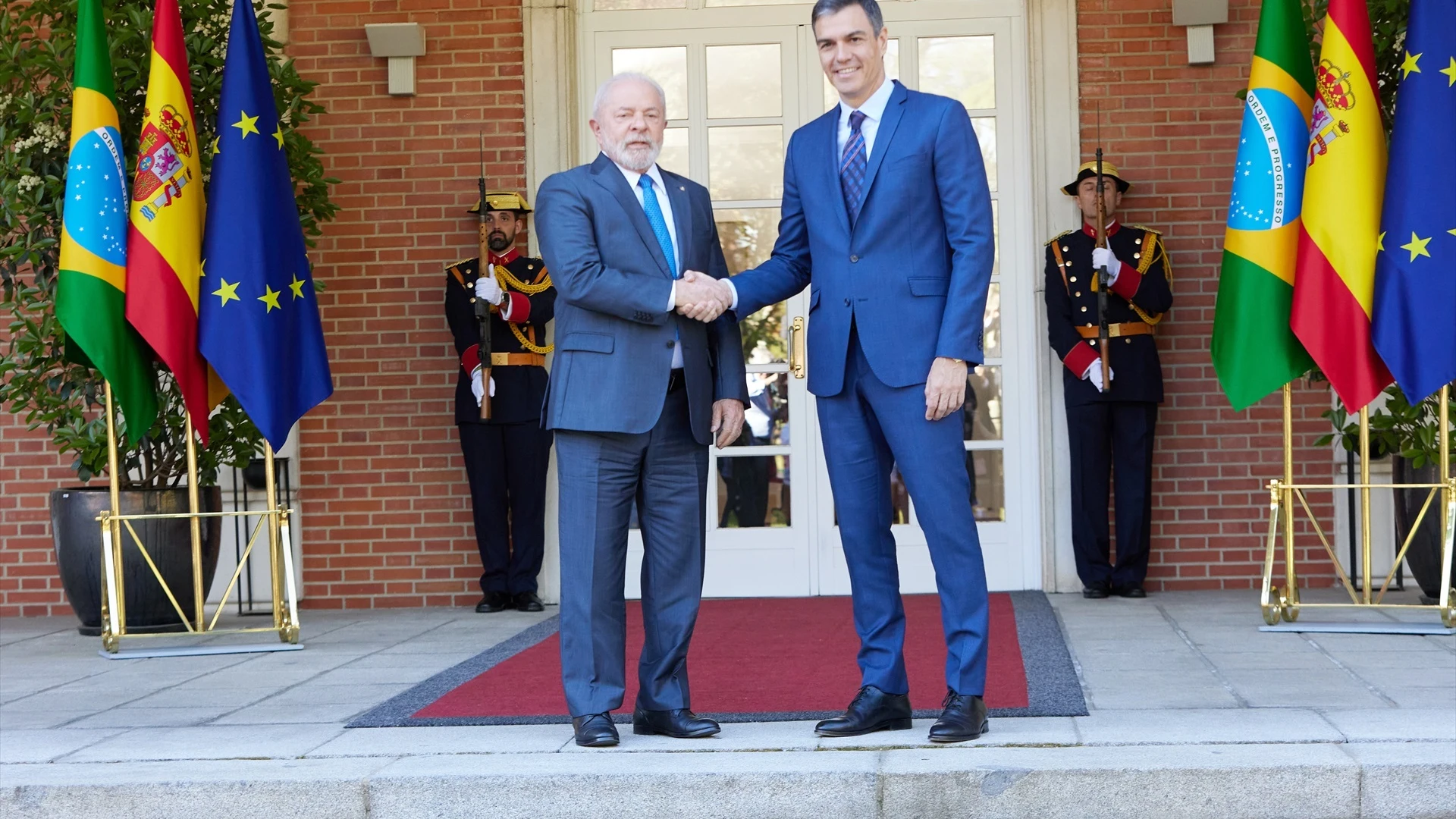 Pedro Sánchez y Lula da Silva Pedro Sánchez y Lula da Silva