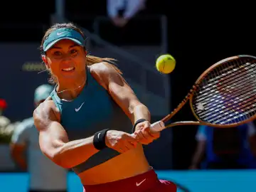 Paula Badosa en su debut en el Mutua Madrid Open Paula Badosa en su debut en el Mutua Madrid Open