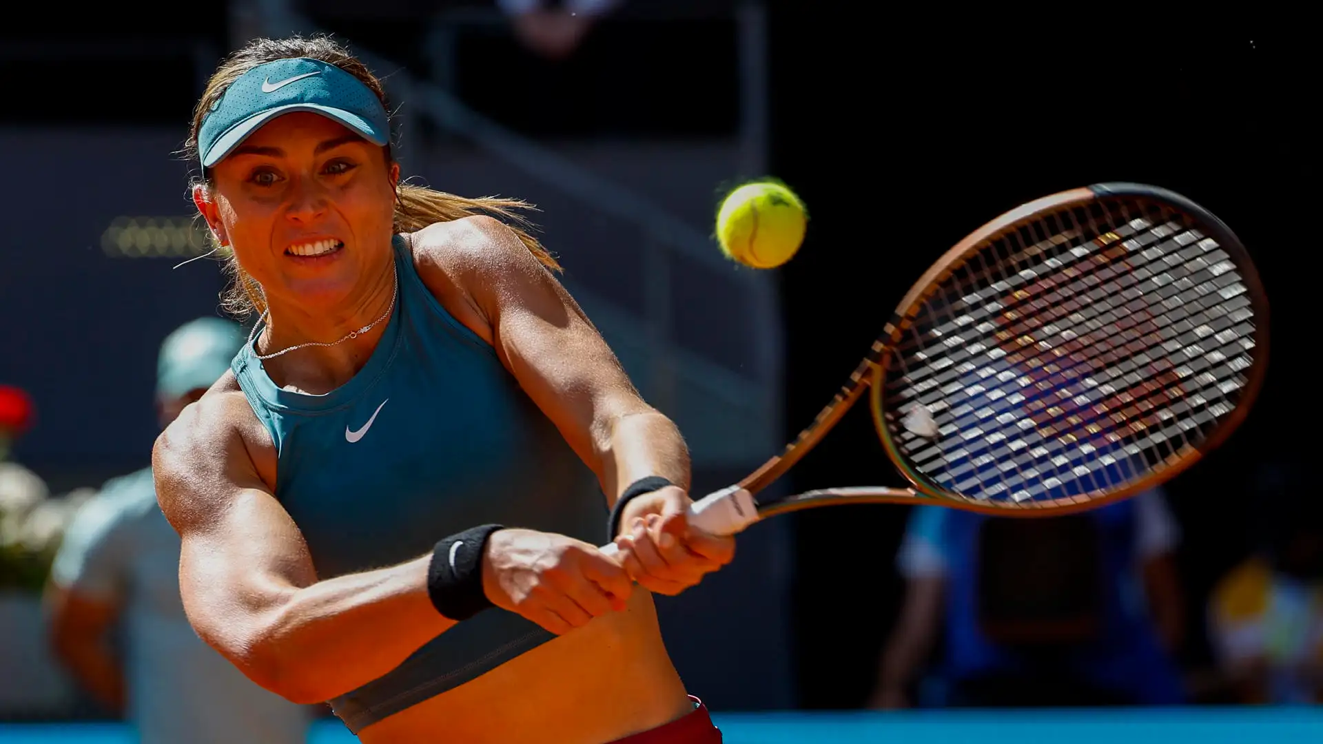 Paula Badosa en su debut en el Mutua Madrid Open Paula Badosa en su debut en el Mutua Madrid Open