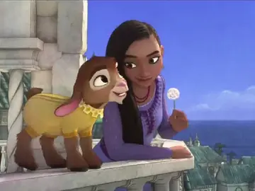 La película de Disney 'Wish' con Asha y la cabra Valentino La película de Disney 'Wish' con Asha y la cabra Valentino