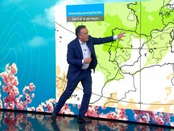 La previsión de lluvias de Roberto Brasero para el mes de mayo