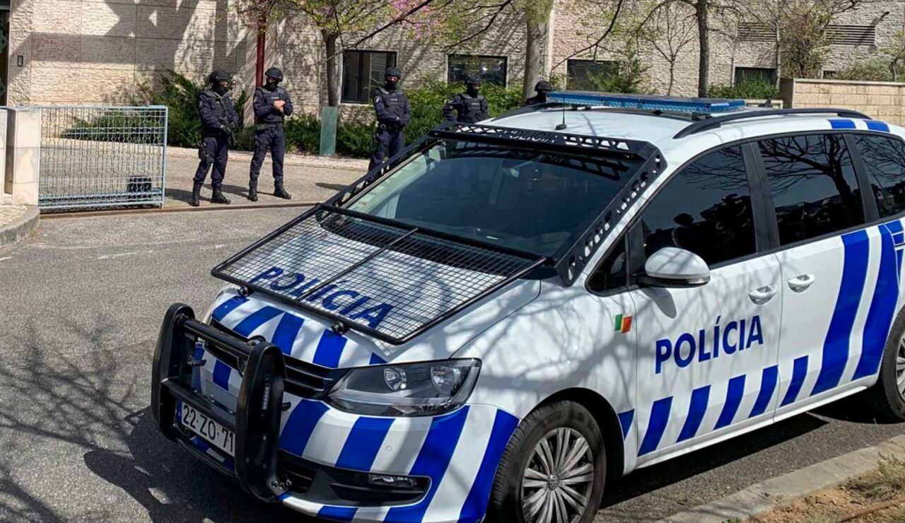 Imagen de archivo de un coche de la polic&iacute;a de Portugal