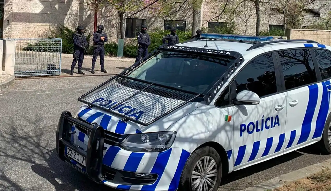 Imagen de archivo de un coche de la policía de Portugal