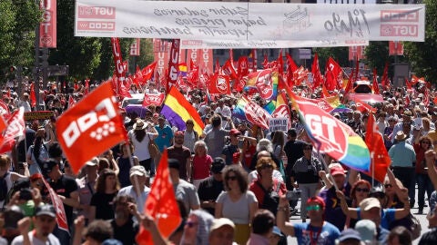 A3 Noticias 2 (01-05-23) UGT y CCOO amenazan en el D&iacute;a del Trabajador con un oto&ntilde;o caliente si no se produce la subida de salarios