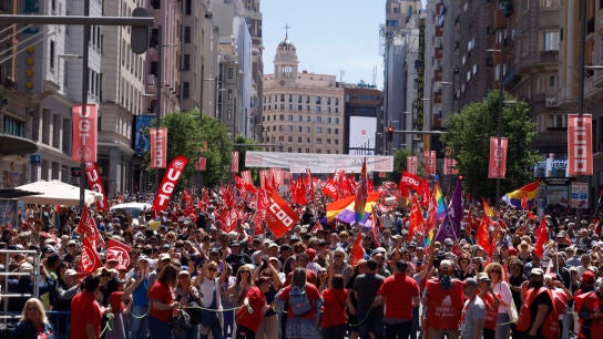 Manifestaci&oacute;n 1 de mayo en Madrid