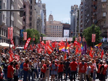 Manifestación 1 de mayo en Madrid