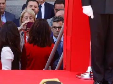 El momento en el que no permiten a Bolaños subir a la tribuna El momento en el que no permiten a Bolaños subir a la tribuna