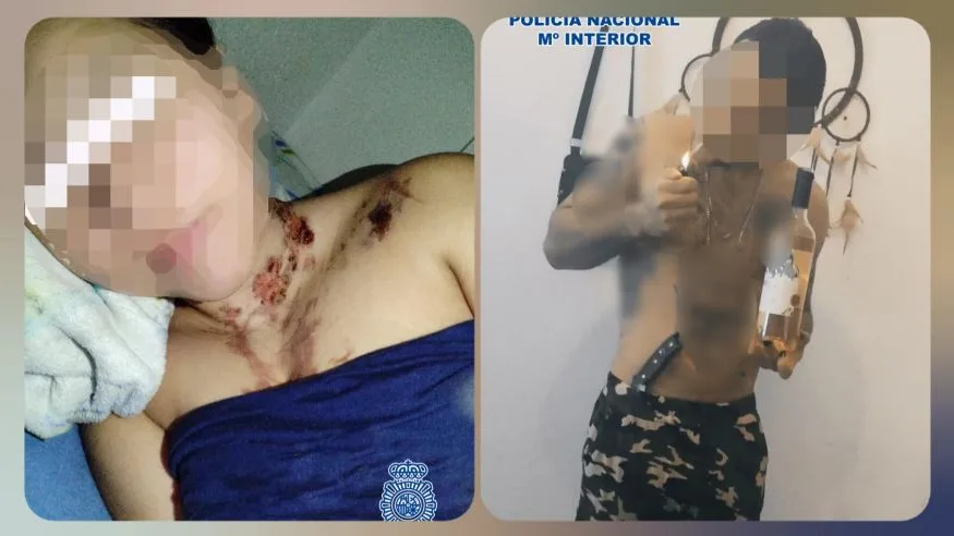 La joven presuntamente secuestrada (izquierda) y su novio y presunto agresor (derecha) La joven presuntamente secuestrada (izquierda) y su novio y presunto agresor (derecha)