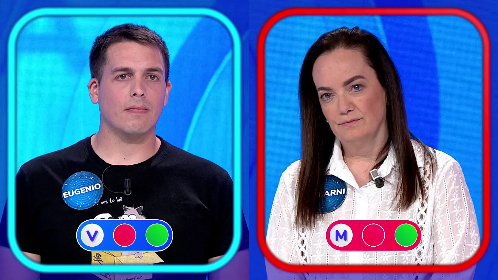 ¡Qué gran aspirante! Eugenio, a punto de eliminar a Encarni en la ‘Silla Azul’ ¡Qué gran aspirante! Eugenio, a punto de eliminar a Encarni en la ‘Silla Azul’