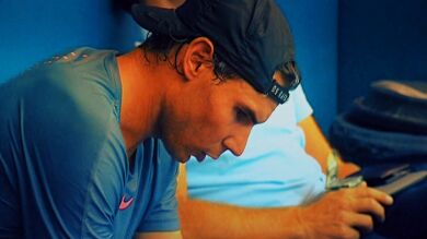 Rafa Nadal, entre fogones y rodeado de los suyos en un momento complicado: 