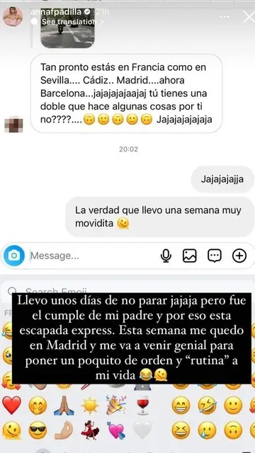 Anna Ferrer Padilla contesta a una seguidora Anna Ferrer Padilla contesta a una seguidora