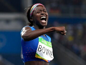 Tori Bowie, en los Juegos Olímpicos de Río 2016