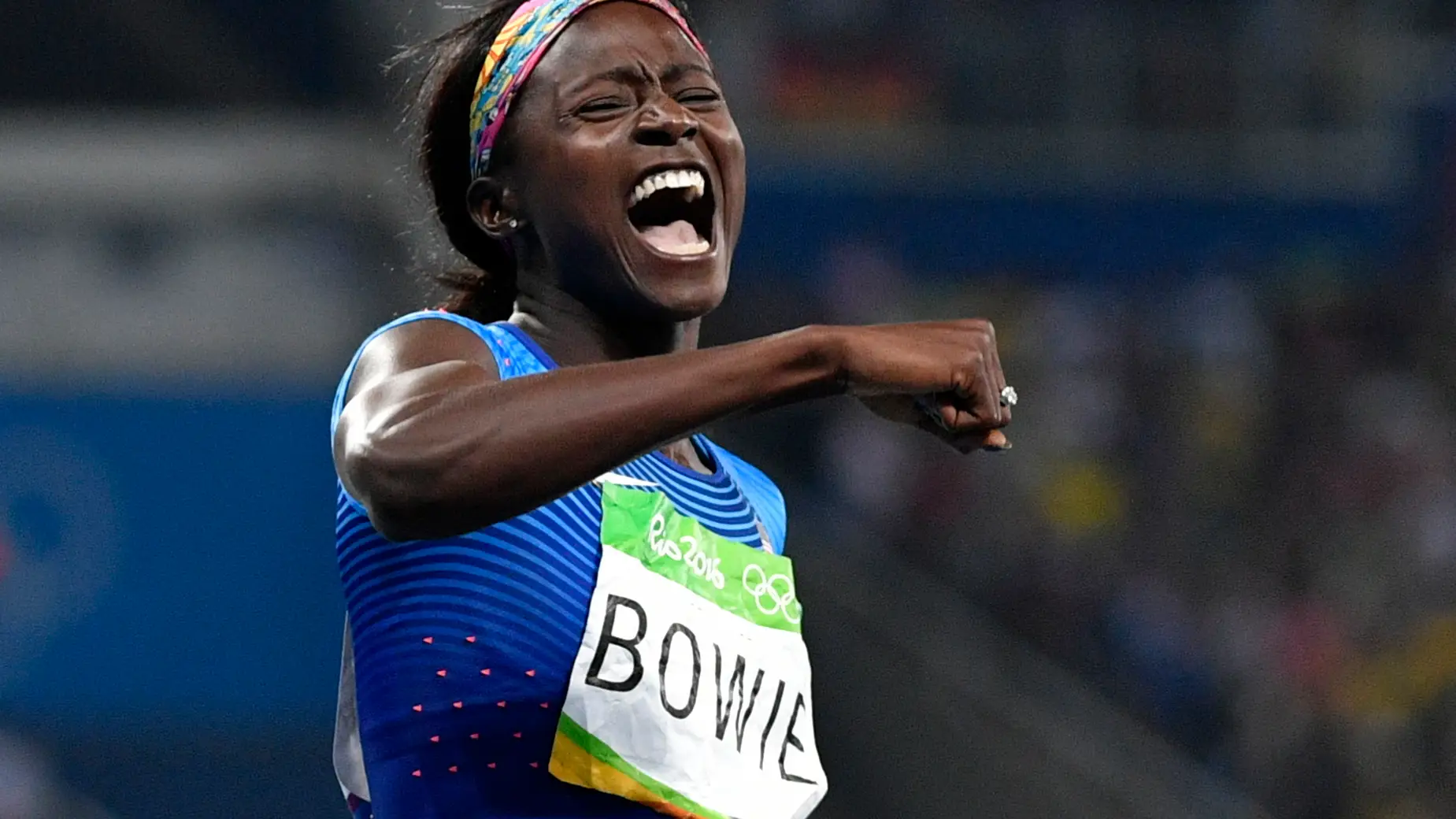 Tori Bowie, en los Juegos Ol&iacute;mpicos de R&iacute;o 2016