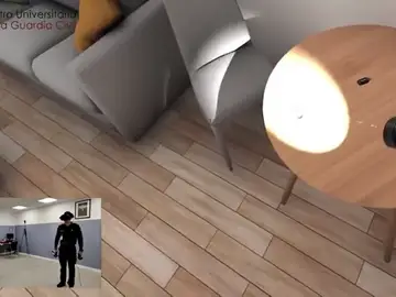 Con gafas de 3D alumnos de la Guardia Civil inspecciona la escena virtual de un crimen Con gafas de 3D alumnos de la Guardia Civil inspecciona la escena virtual de un crimen