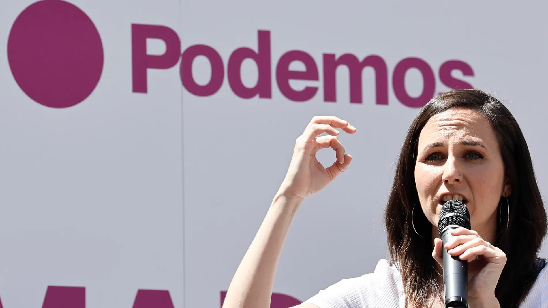 La secretaria general de Podemos y ministra de Derechos Sociales, Ione Belarra