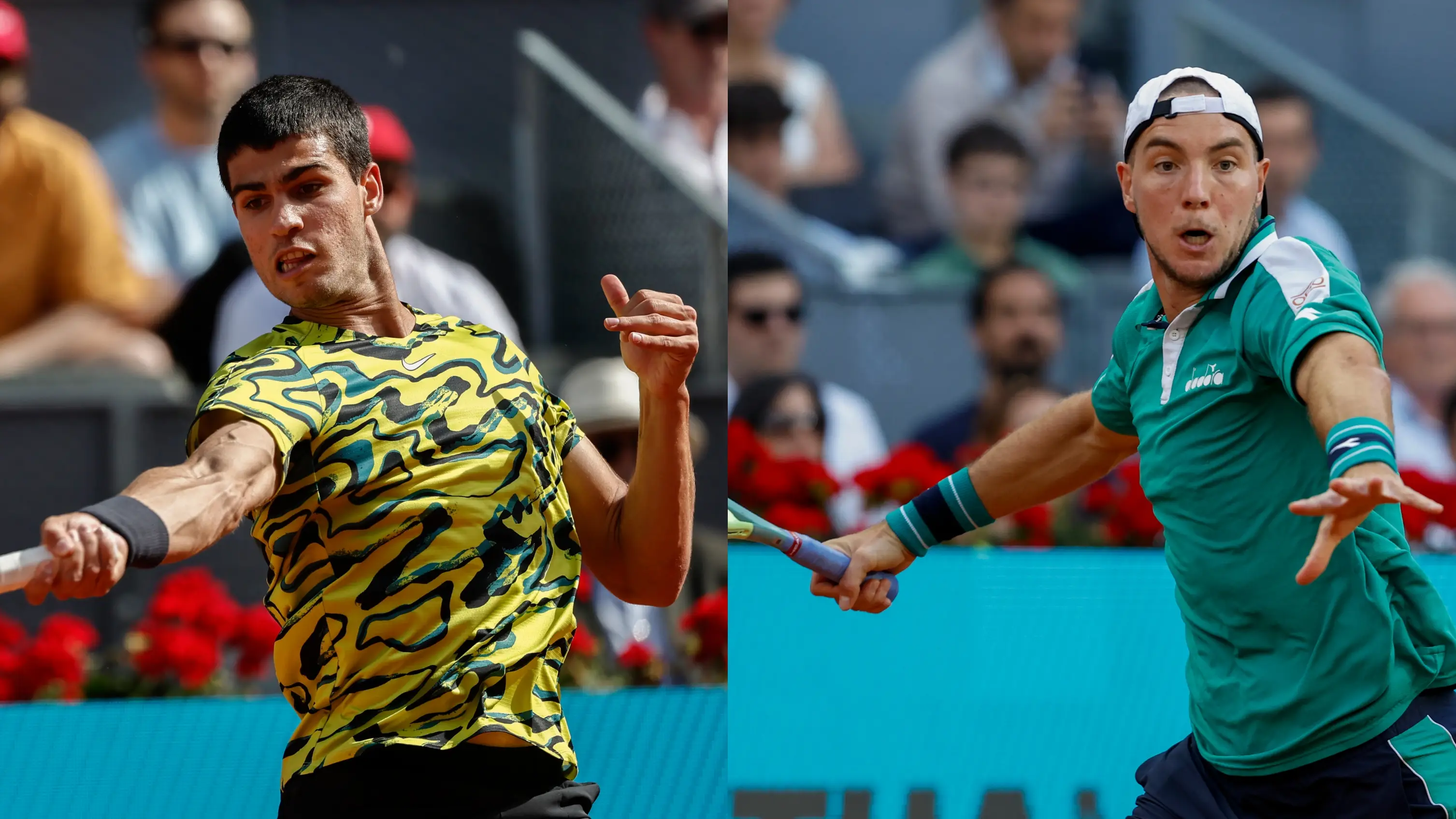Carlos Alcaraz y Jan-Lennard Struff: los dos finalistas del Mutua Madrid Open Carlos Alcaraz y Jan-Lennard Struff: los dos finalistas del Mutua Madrid Open