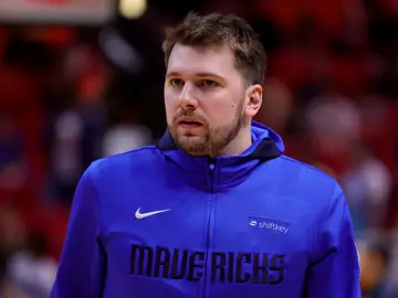 Luka Doncic en un partido con los Dallas Mavericks Luka Doncic en un partido con los Dallas Mavericks