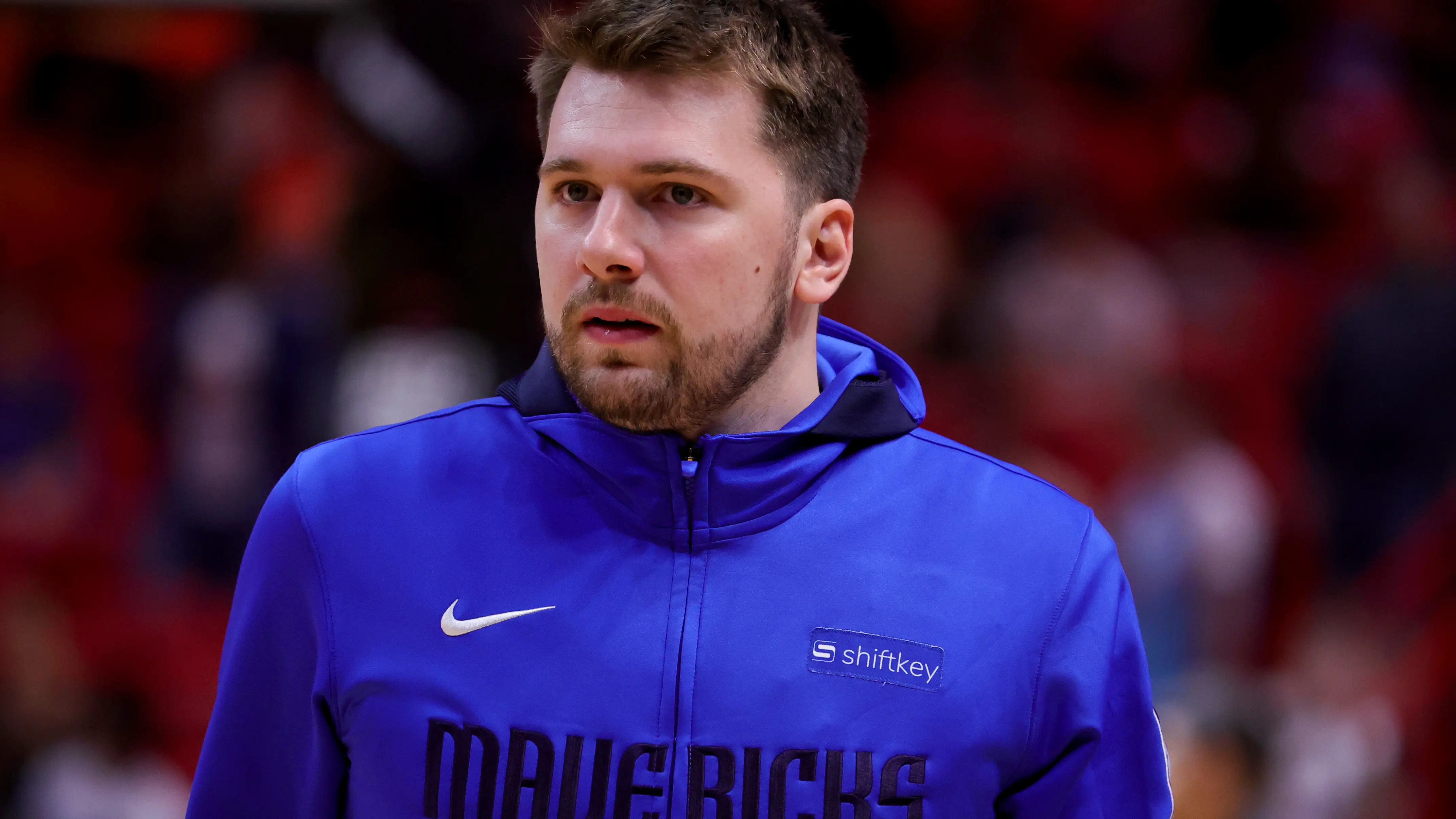 Luka Doncic en un partido con los Dallas Mavericks