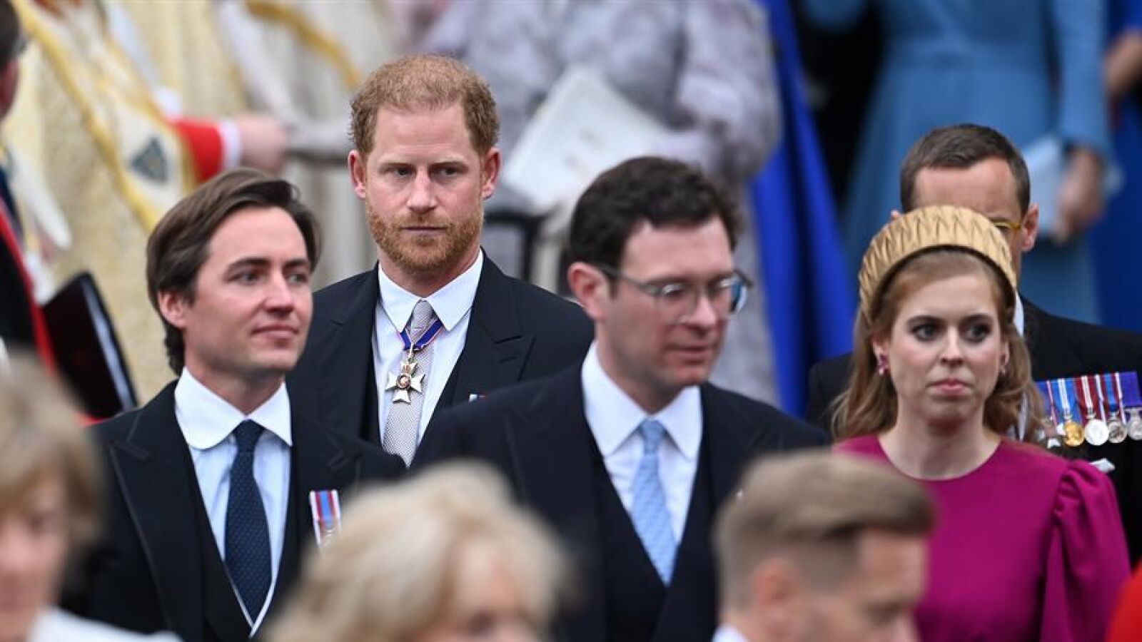 Asistencias y ausencias en la coronación de Carlos III y Camila: Harry solo en tercera fila