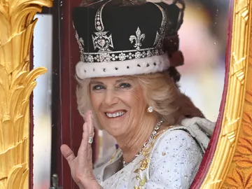 Imagen de Camila durante la coronación Imagen de Camila durante la coronación