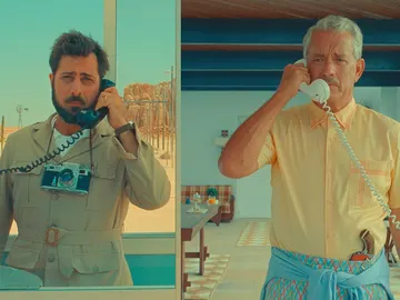 Jason Schwartzman y Tom Hanks en 'Asteroid City' Jason Schwartzman y Tom Hanks en 'Asteroid City'