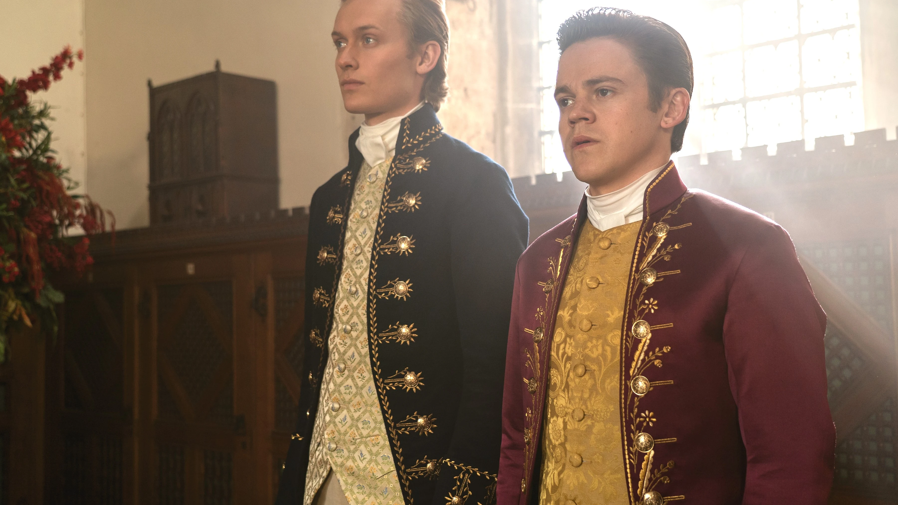 Reynolds y Brimsley en 'Queen Charlotte'