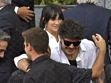 Aitana y Miguel Bernardeau se reencuentran en el Mutua Madrid Open Aitana y Miguel Bernardeau se reencuentran en el Mutua Madrid Open
