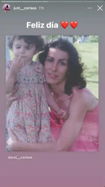 Carla Vigo comparte una imagen junto a su madre Carla Vigo comparte una imagen junto a su madre