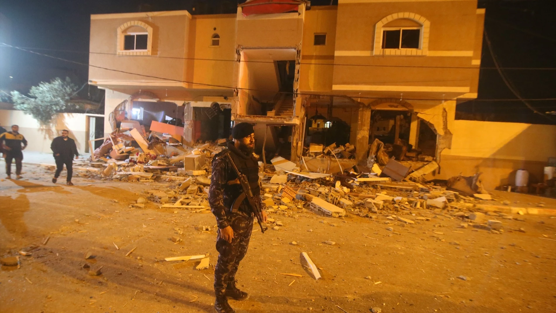 Casa destruidas tras el ataque de Israel